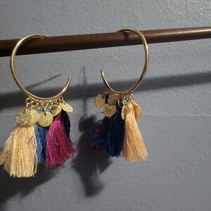 Women's Fashion Boho Earrings Long Tassel Fringe Boho Dangle Earrings Jewelry